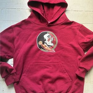 FSU Champion Garnet Hoodie with Seminole Graphic